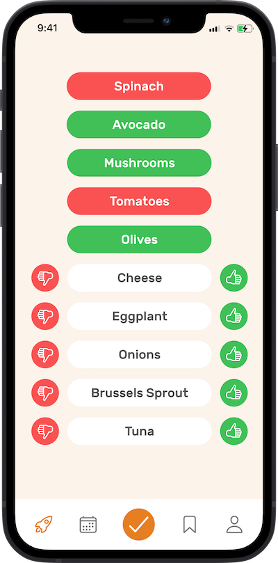 iPhone app prefernces
